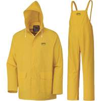 577 3-Piece Rain Suit, Polyester/PVC, 6X-Large, Yellow MAS Chibougamau