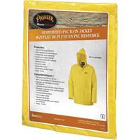 577J Rain Jacket, Polyester/PVC, Small, Yellow MAS Chibougamau