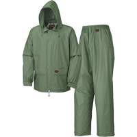 583 Rain Suit, Polyester/PVC, Small, Green MAS Chibougamau