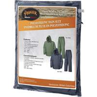583 Rain Suit, Polyester/PVC, Small, Green MAS Chibougamau