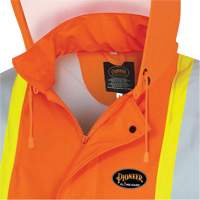 5892PKT Veste de s&eacute;curit&eacute; imperm&eacute;able &agrave; haute visibilit&eacute; ignifuge, T-petit, Orange haute visibilit&eacute; MAS Chibougamau