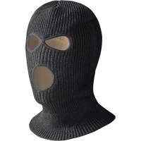 5560A Cagoule doubl&eacute;e &agrave; trois trous, Noir MAS Chibougamau