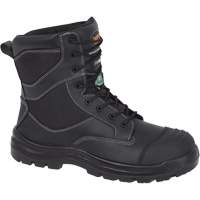 1050 Bottes de s&eacute;curit&eacute; composites noires, Cuir, Taille 14, Imperm&eacute;able MAS Chibougamau