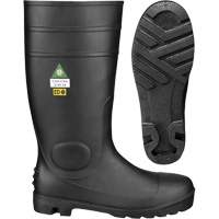 1022 Safety Boots, PVC, Steel Toe, Size 10, Puncture Resistant Sole MAS Chibougamau