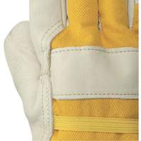 537FLRF Insulated Fitter's Gloves, One Size, Grain Cowhide Palm, Boa Inner Lining MAS Chibougamau