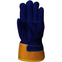 655 Insulated Fitter's Gloves, One Size, Split Cowhide Palm, Boa Inner Lining MAS Chibougamau