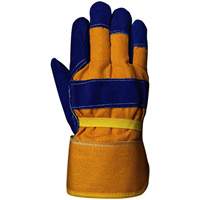 655 Insulated Fitter's Gloves, One Size, Split Cowhide Palm, Boa Inner Lining MAS Chibougamau