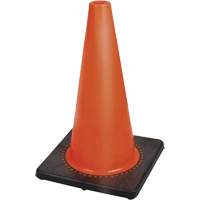 181P C&ocirc;ne de s&eacute;curit&eacute; flexible de premi&egrave;re qualit&eacute;, 18", Orange MAS Chibougamau