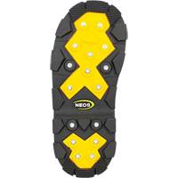Voyager Glacier Trek Cleats Overshoes with Heels, Nylon/Polyurethane, Buckle, Fits Men's 5 - 6.5/Women's 6 - 8 MAS Chibougamau