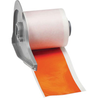 Ruban adh&eacute;sif permanent toutes saisons pour &eacute;tiquettes, Vinyle, Orange, Largeur de 2" MAS Chibougamau