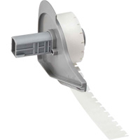 Harsh Environment Multi-Purpose Labels, Polyester, 0.35" L x 0.2" H, Black on Clear MAS Chibougamau