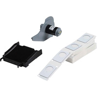 Raised Panel Labels, Polyester, 1.2" L x 1.9" H, White MAS Chibougamau