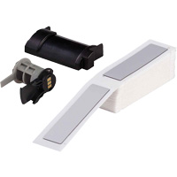 Raised Panel Labels, Polyester, 1" L x 4" H, White MAS Chibougamau
