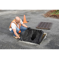 Bac de r&eacute;tention carr&eacute; Ultra-Drain Guard avec orifice de trop-plein, Huile & s&eacute;diments, 16" - 28" lo x 20" - 36" la MAS Chibougamau