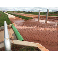Green Ultra-Silt Dike&reg;, 7' L x 5' W MAS Chibougamau