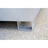 Ultra-Spill Pallet en acier, 4 barils, Capacit&eacute; de d&eacute;versement 68 gal. US, 49,1" x 47,1" x 10,9" MAS Chibougamau