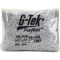 Gants r&eacute;sistants aux coupures G-Tek en tricot sans couture, Taille T-petit, Calibre 13, Rev&ecirc;tement Polyur&eacute;thane, Enveloppe en PolyKor, ASTM ANSI niveau A2/EN 388 niveau B MAS Chibougamau
