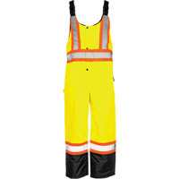 Salopette de s&eacute;curit&eacute; dhiver TO1, Polyester, Petit, Noir/Jaune lime haute visibilit&eacute; MAS Chibougamau