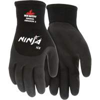 Ninja&reg; Ice Insulated Winter Gloves, Medium, HPT Coating, 15 Gauge, Nylon Shell MAS Chibougamau