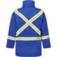 Avenger 9 oz. Flame Resistant Insulated Parka, Small, Royal Blue MAS Chibougamau