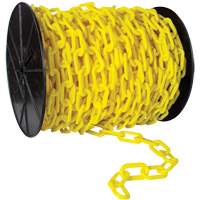 Chaîne de s&eacute;curit&eacute; en plastique robuste, Vert, Maillon de 2", 120' de long MAS Chibougamau