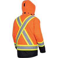 5407 Manteau de s&eacute;curit&eacute; imperm&eacute;able, isol&eacute;e et chauff&eacute;e, Hommes, Petit, Orange haute visibilit&eacute; MAS Chibougamau