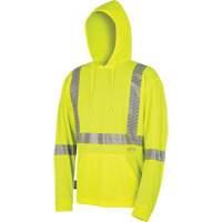6965 Bird's-Eye Safety Hoodie, Small, High Visibility Lime-Yellow MAS Chibougamau