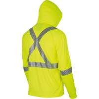 6965 Bird's-Eye Safety Hoodie, Small, High Visibility Lime-Yellow MAS Chibougamau