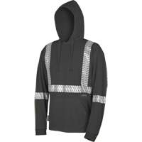 6966 Bird's-Eye Safety Hoodie, Small, Black MAS Chibougamau