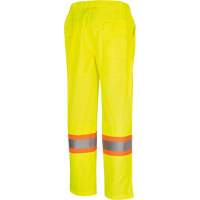 5999PW Women's  Traffic Safety Pants, Polyester, X-Small, High Visibility Lime-Yellow MAS Chibougamau