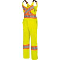 6000W Combinaison de s&eacute;curit&eacute; routi&egrave;re haute visibilit&eacute; pour femmes, Polyester, T-petit, Jaune lime haute visibilit&eacute; MAS Chibougamau