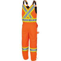 5040 Combinaisons de s&eacute;curit&eacute; matelass&eacute;e imperm&eacute;able, Polyester, Petit, Orange haute visibilit&eacute; MAS Chibougamau
