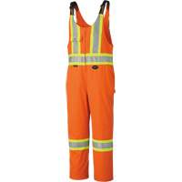 6617ZT Combinaison de s&eacute;curit&eacute; haute visibilit&eacute; avec fermeture &agrave; glissi&egrave;re sur la jambe, Poly-coton, 40 (grand taille), Orange haute visibilit&eacute; MAS Chibougamau