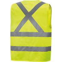 6886 Veste de s&eacute;curit&eacute; haute visibilit&eacute; en tricot chaîne, Jaune lime haute visibilit&eacute;, Petit, Polyester MAS Chibougamau