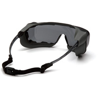 Cappture Plus Safety Goggles, Grey Lens, Anti-Fog, Closed Vent MAS Chibougamau