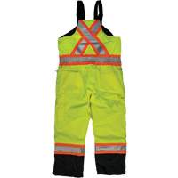 Salopette de s&eacute;curit&eacute; isolante en tissu ind&eacute;chirable, Polyester, T-petit, Jaune lime haute visibilit&eacute; MAS Chibougamau