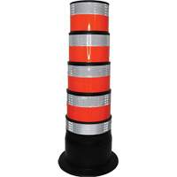 D&eacute;lin&eacute;ateur, Hauteur 47,25", Orange/Blanc MAS Chibougamau