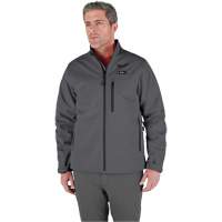 Manteau chauffante M12 ToughShell (manteau seulement), Hommes, Moyen, Gris MAS Chibougamau
