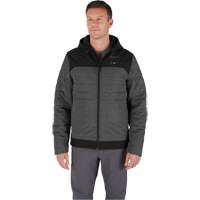 Veste chauffante M12 QuietShell avec pile, Hommes, Petit, Gris MAS Chibougamau