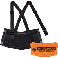 Proflex 1675 Back Support Brace with Cooling/Warming Pack, Spandex, X-Small MAS Chibougamau