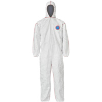 Combinaisons SFR avec cagoule, Moyen, Blanc, Tyvek 400 MAS Chibougamau