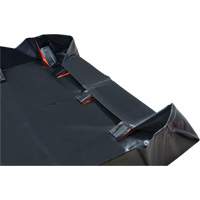 IBX Wall Pop-Up Berm, 268 US gal. Capacity, 6' W x 6' L x 12" H, Snap-Up Bracket MAS Chibougamau