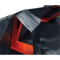 IBX Wall Pop-Up Berm, 268 US gal. Capacity, 6' W x 6' L x 12" H, Snap-Up Bracket MAS Chibougamau