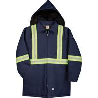 Premium Duck Parka with Reflective Material, Navy Blue, Small MAS Chibougamau