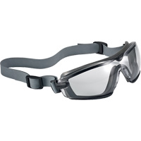 Cobra TPR Compact Safety Goggles, Clear Lens, Anti-Fog/Anti-Scratch, Closed Vent MAS Chibougamau