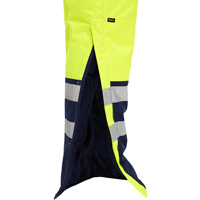 Bisley&reg; Extreme Cold Bib Overall, Polyester, Small, High Visibility Lime-Yellow MAS Chibougamau