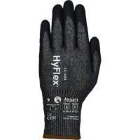 HyFlex&reg; 11-543 Cut Resistant Gloves, Size 6, 13 Gauge, Nitrile Coated, Nylon/Stainless Steel/HPPE/Spandex Shell, ASTM ANSI Level A7/EN 388 Level F MAS Chibougamau