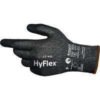 HyFlex&reg; 11-543 Cut Resistant Gloves, Size 6, 13 Gauge, Nitrile Coated, Nylon/Stainless Steel/HPPE/Spandex Shell, ASTM ANSI Level A7/EN 388 Level F MAS Chibougamau