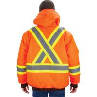 Parka d'hiver imperm&eacute;able 7-en-1, Orange haute visibilit&eacute;, 2T-Grand MAS Chibougamau