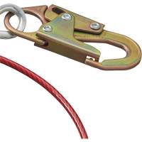 AS-21210-6 6' Cable Anchor with Snap Hook & O-Ring, Sling, Temporary Use MAS Chibougamau
